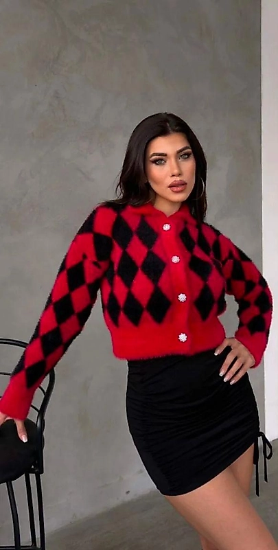 Hırka,sakallı kumaş