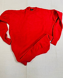 Oversize ,Yumuşak Standart Beden Kırmızı  Kazak