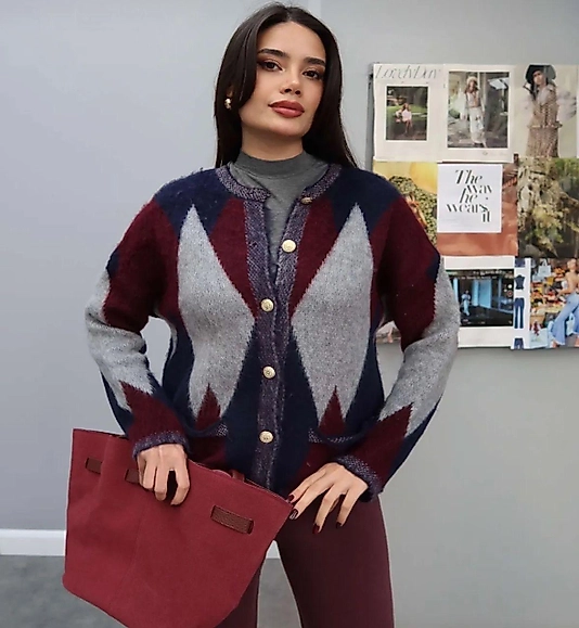 Qstyle Mukemmel Yumusak Kumaş Hırka