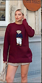 TEDDY AYICIKLI KAZAK BORDO