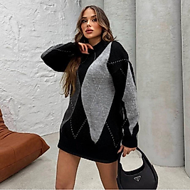 Kazak Triko Baklava Desen